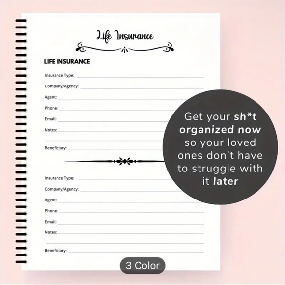 F$$k Im Dead Planner For Your Love Ones Once You Are No Longer Living. - Picture 4 of 9